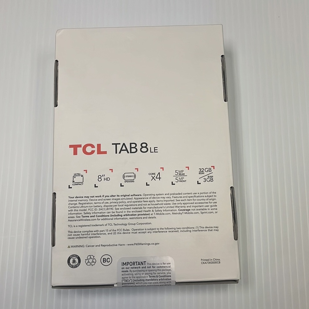 TCL Tab 8 LE New with Box - Picture 3 of 5